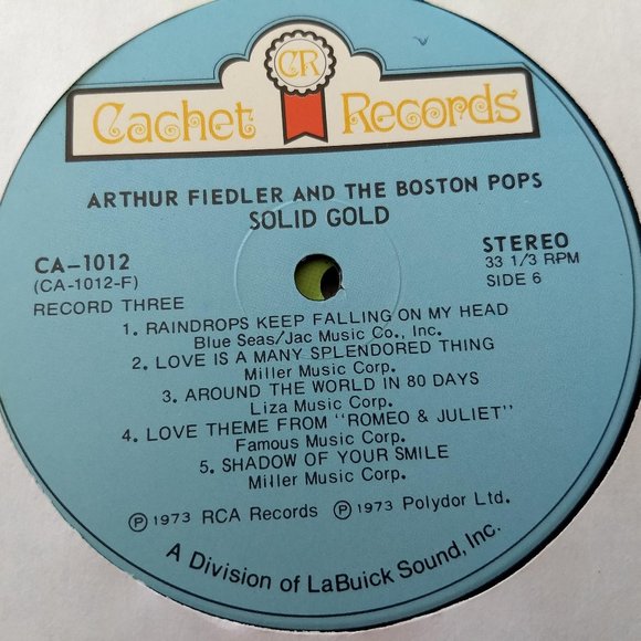 vintage 70s Arthur Fiedler Boston pops 4 record box set - Picture 3 of 3